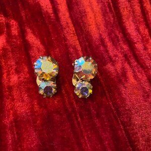 Vintage rhinestone earrings